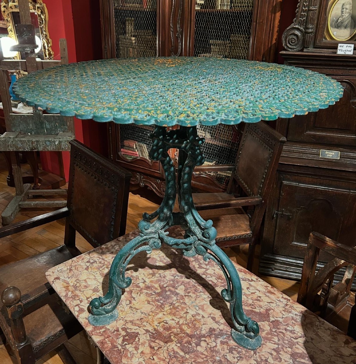 Gueridon en Fonte D'époque Napoléon III