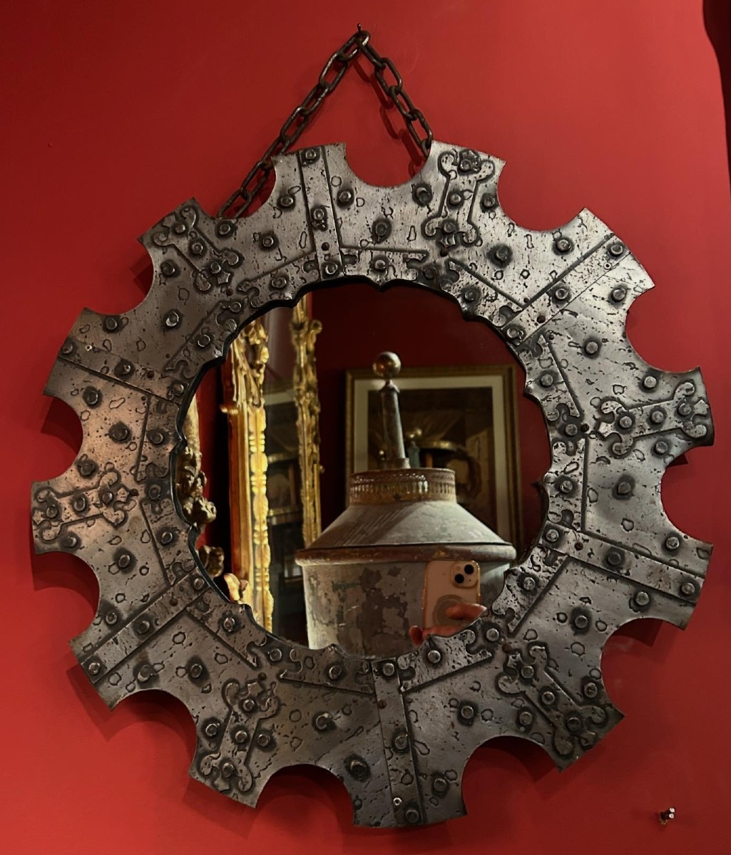 Miroir en fer forgé 