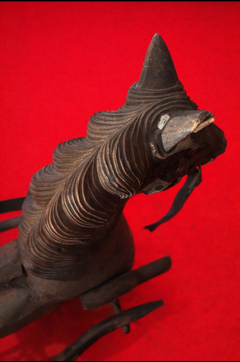 Polychrome Wooden Sulky -photo-2