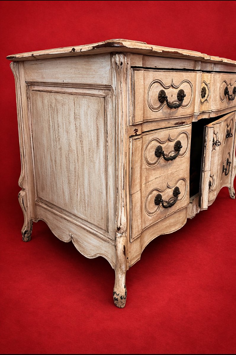 Commode Louis XIV à portes-photo-3