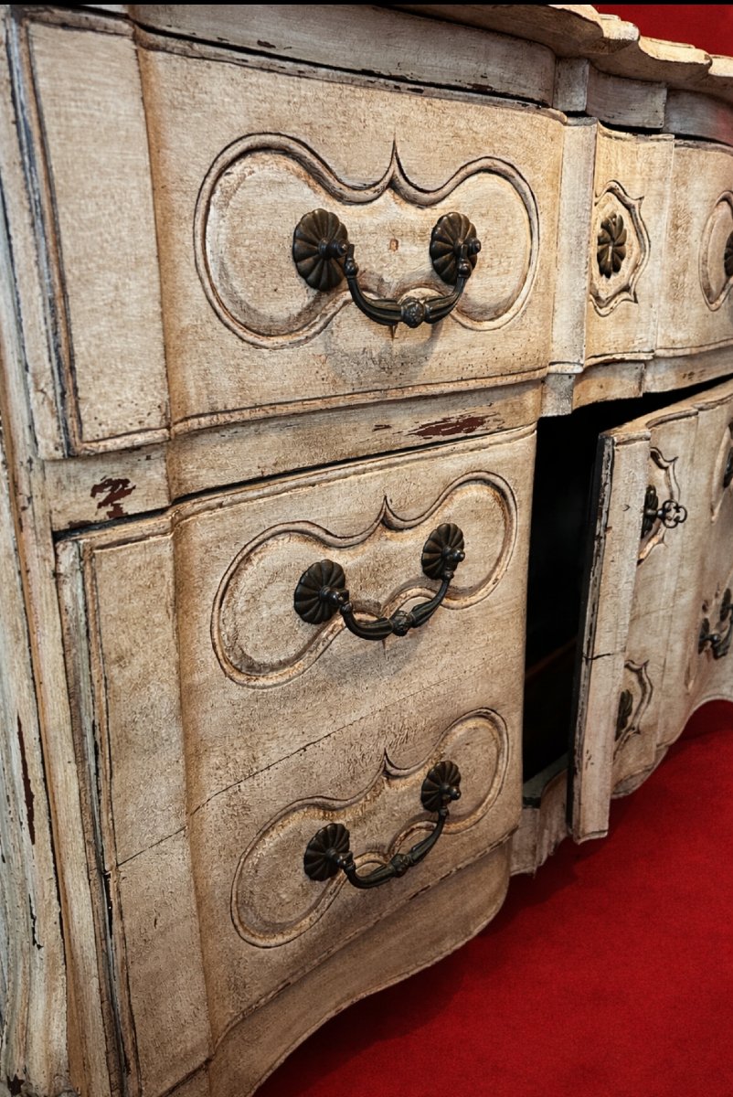 Commode Louis XIV à portes-photo-4