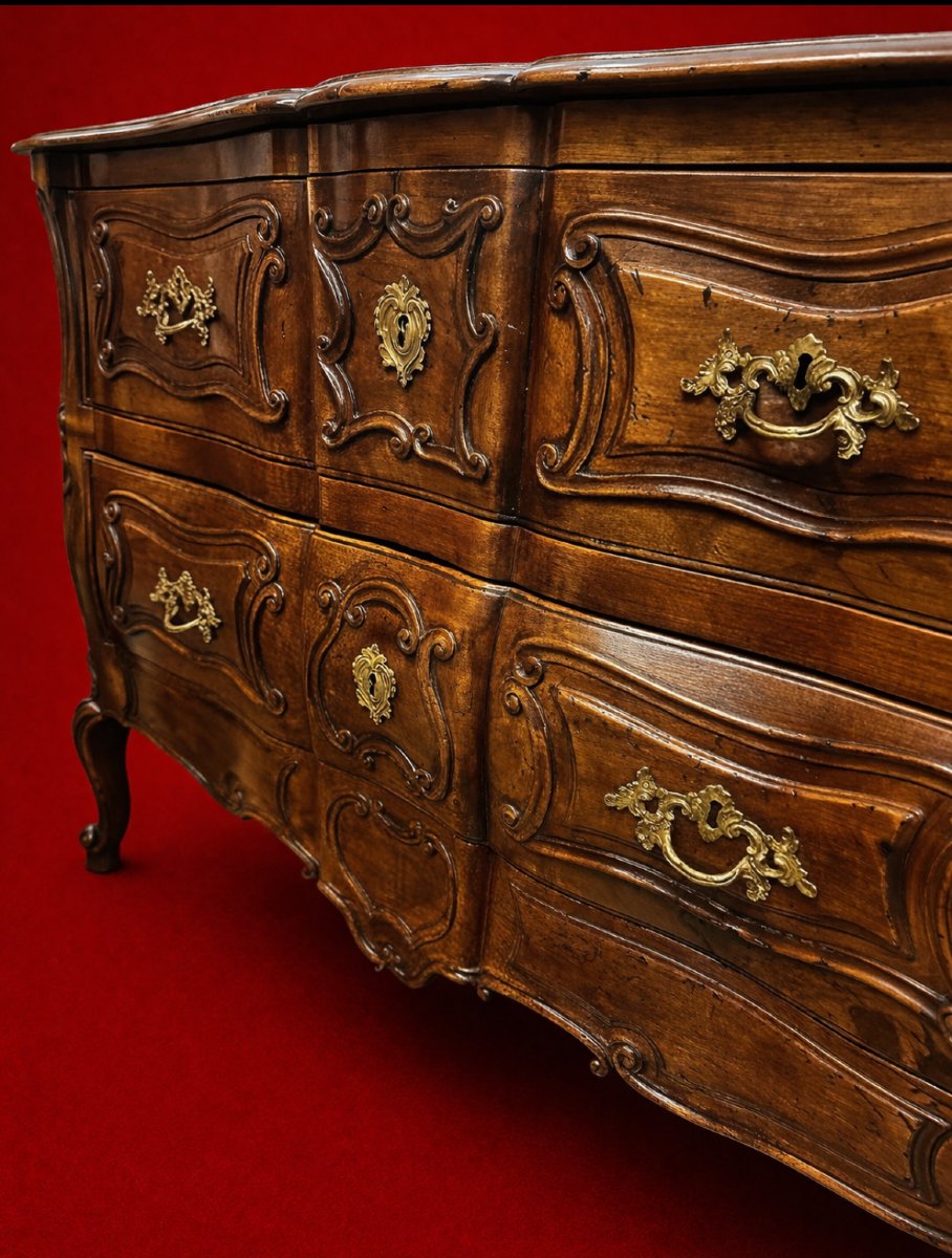 Commode Louis XV de forme Tombeau -photo-3