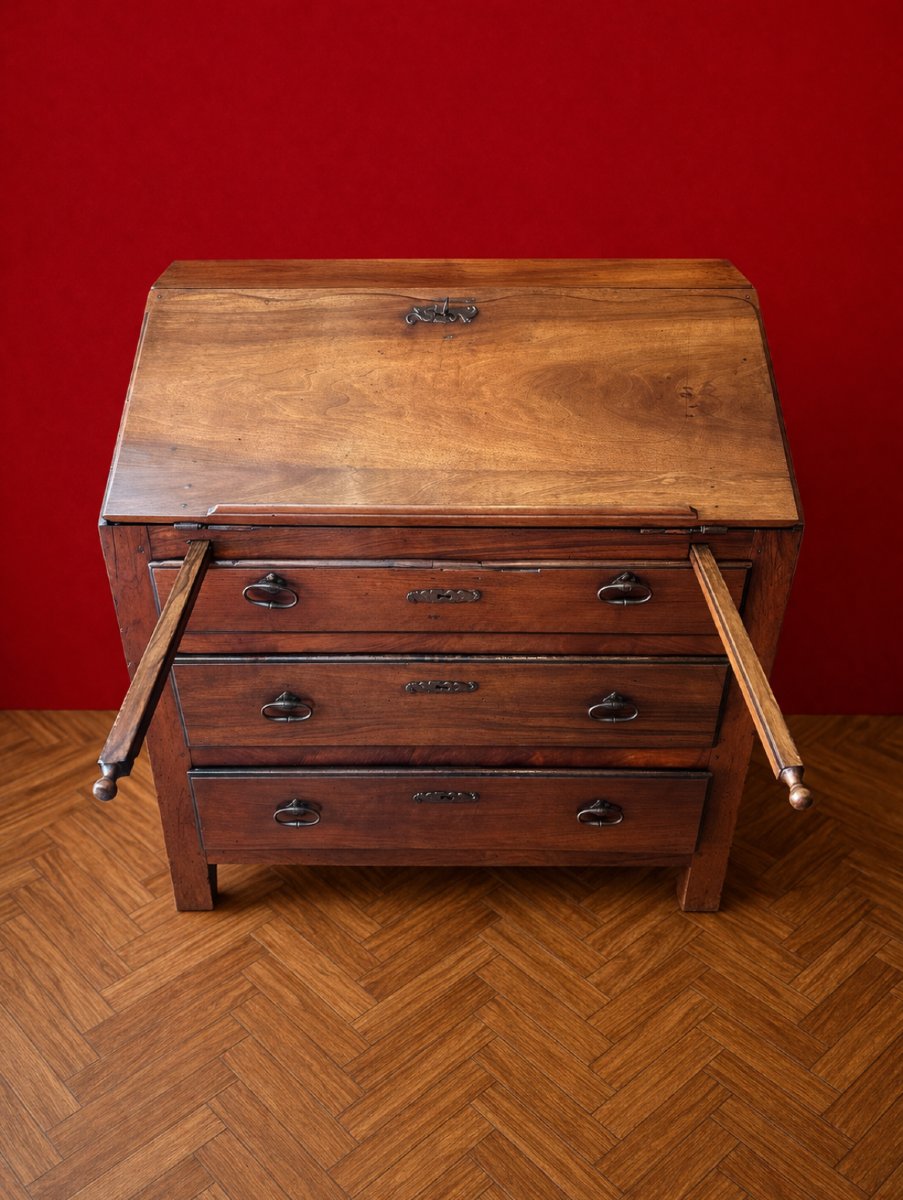 Bureau dos d'âne 18ème siècle-photo-3