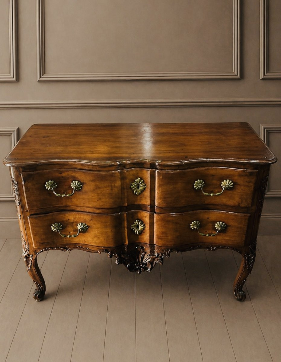 Commode Louis XV  " Pierre Hache "-photo-2