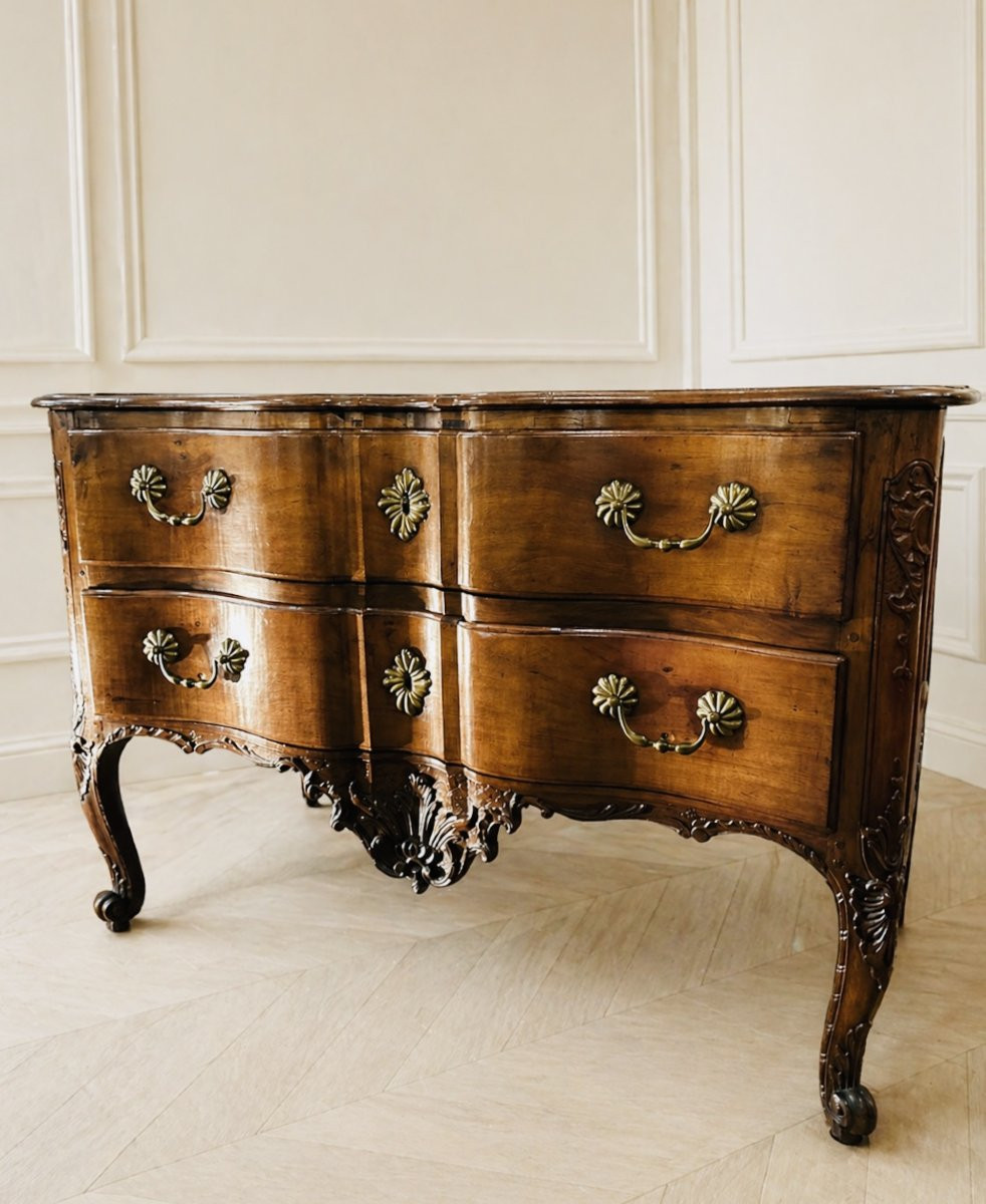 Commode Louis XV  " Pierre Hache "-photo-3