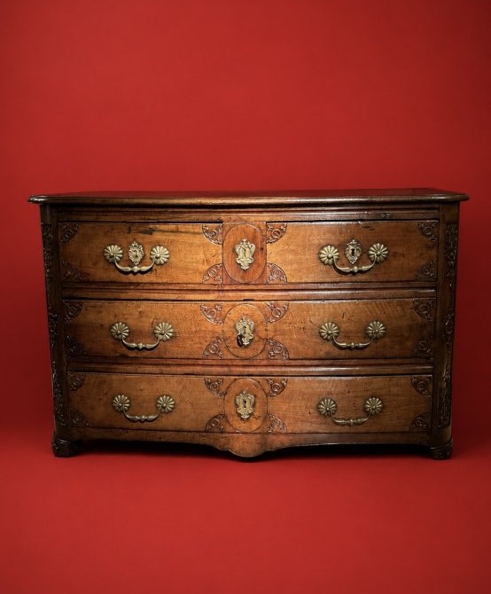 Louis XIV-era Chest Of Drawers Made Of Walnut-photo-2