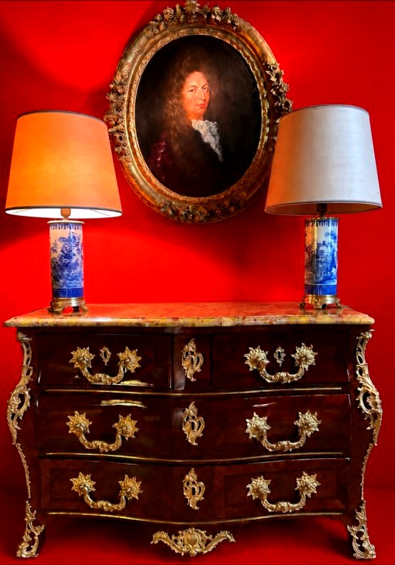 Louis XV-era Tomb-style Chest Of Drawers