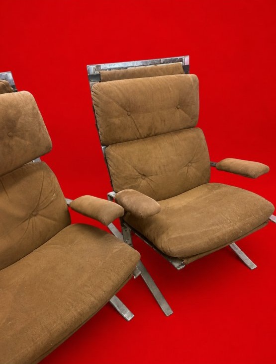 Vintage Armchair, "joker" Model By Olivier Mourgue -photo-3