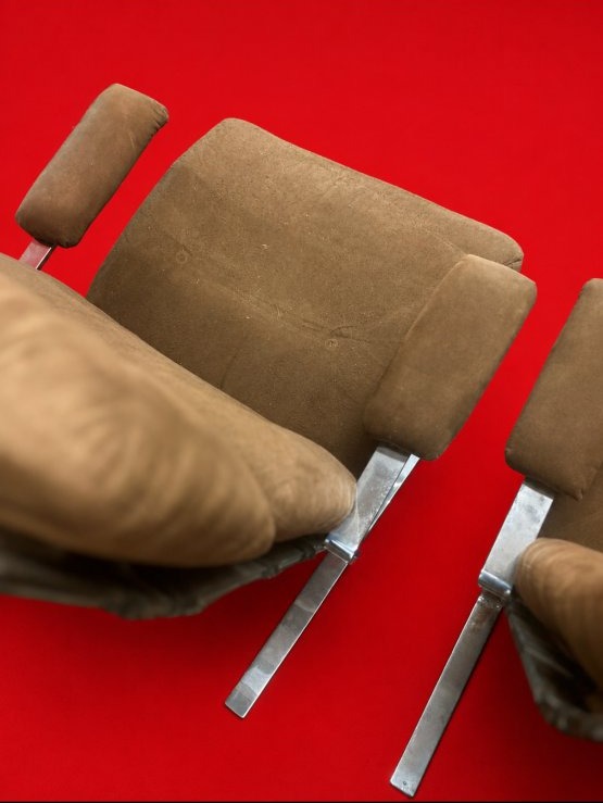 Vintage Armchair, "joker" Model By Olivier Mourgue -photo-3