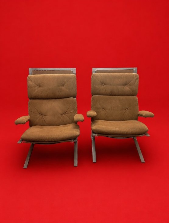 Vintage Armchair, "joker" Model By Olivier Mourgue 