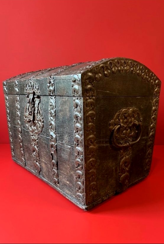 Coffre D'époque Louis XIII-photo-4