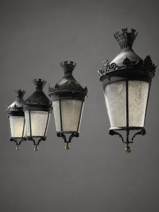Four Streetlights In The City Of Paris -photo-1