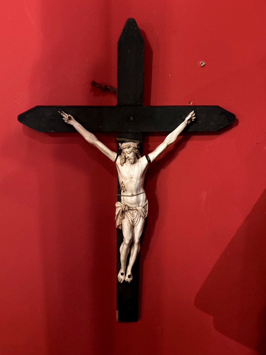 Christ Carved From Ivory 