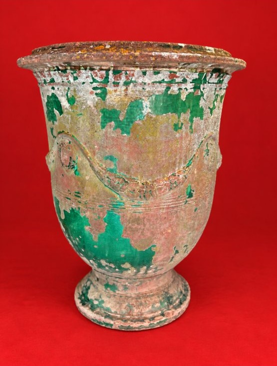 Vase D'anduze début du 19ème siècle-photo-2