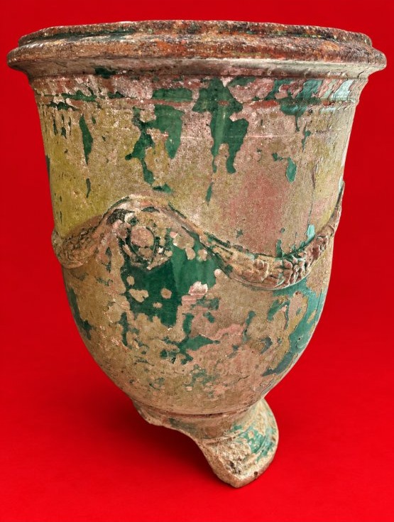 Vase D'anduze début du 19ème siècle-photo-3