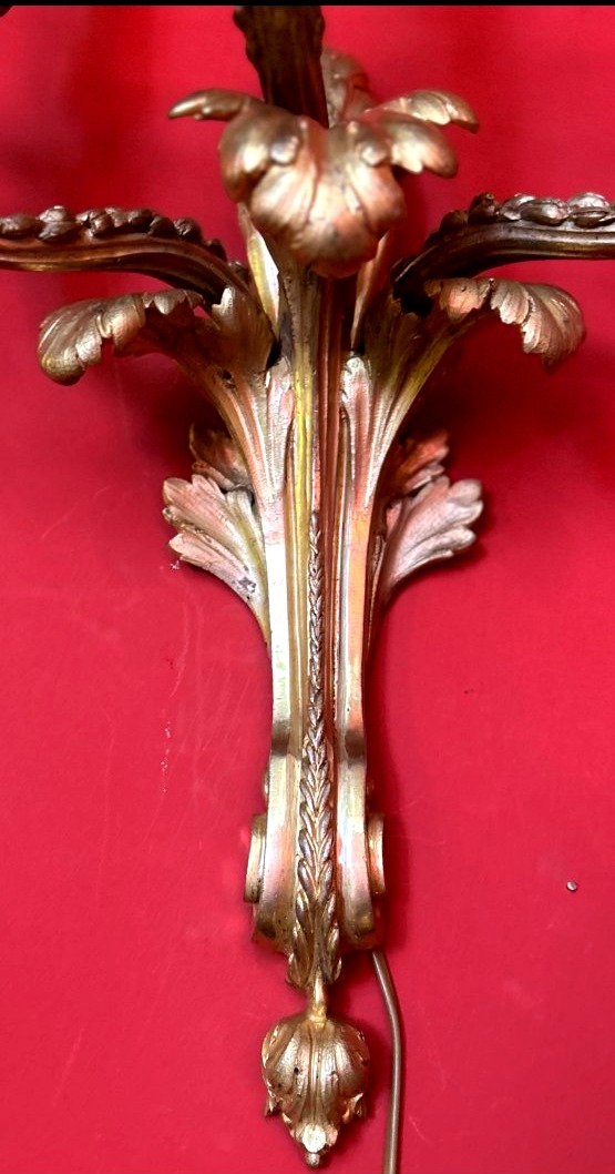 Paire d'appliques Louis XV-photo-1