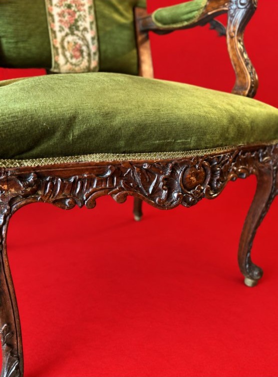 Fauteuil à Système D'époque Louis XV -photo-2
