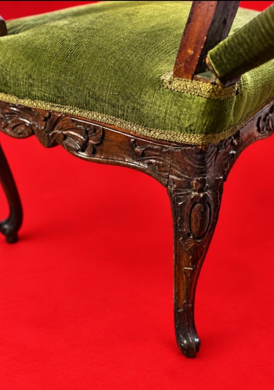 Fauteuil à Système D'époque Louis XV -photo-3