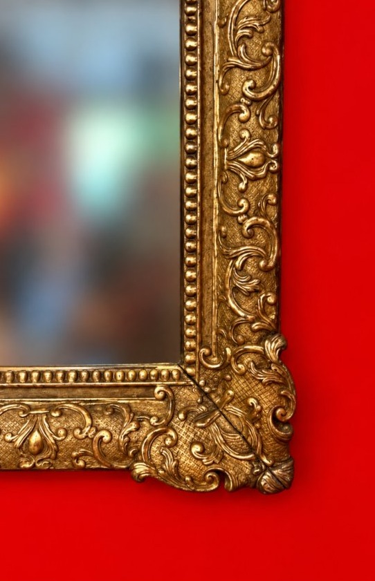 Gilded Wooden Mirror From The Louis XIV Period-photo-4