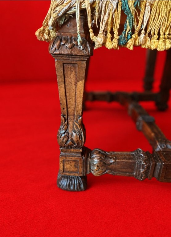 Fauteuil D'apparat D"époque Louis XIV -photo-6
