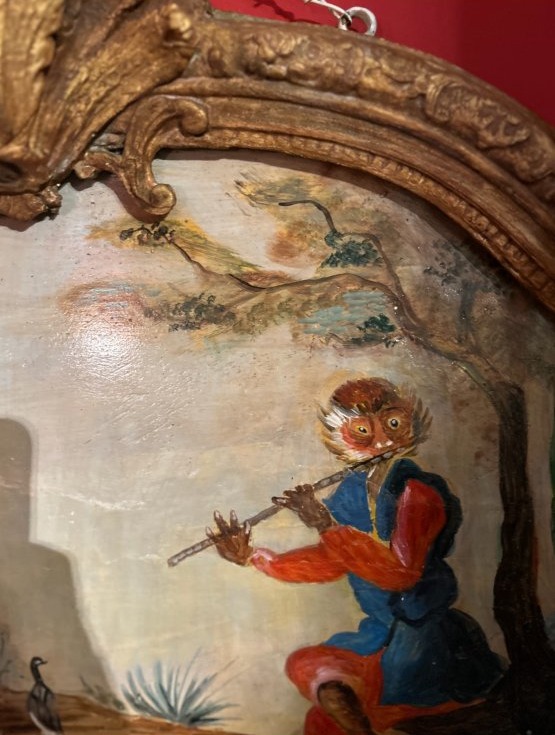 Wooden Painting Titled "musical Monkeys"-photo-2
