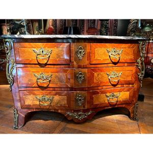 Louis XV Marquetry Commode