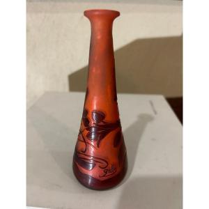 “gallé” Small Vase