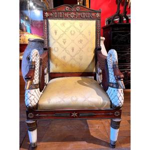 Pair Of Empire Style Armchairs