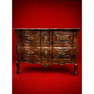 Commode Louis XV de forme Tombeau 
