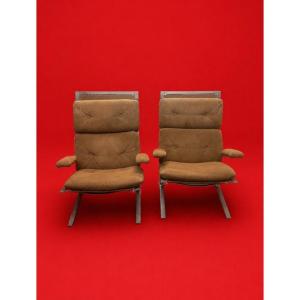 Vintage Armchair, "joker" Model By Olivier Mourgue