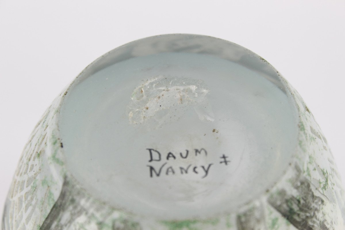Vase Daum Nancy (cygnes)-photo-4