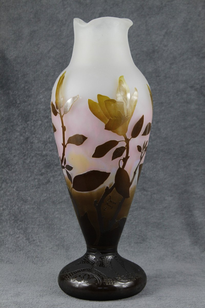 Daum Nancy Vase (magnolias)-photo-4