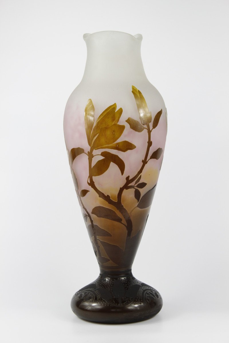 Daum Nancy Vase (magnolias)-photo-3