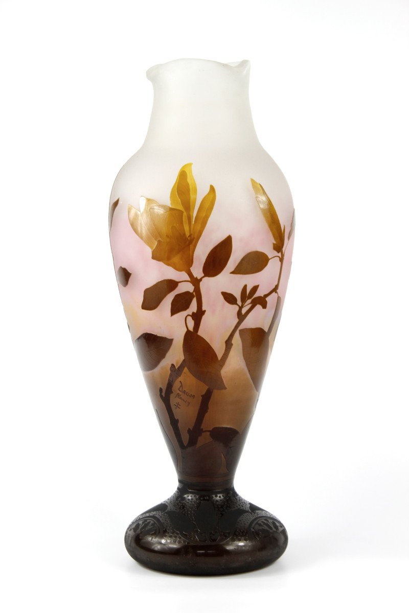 Daum Nancy Vase (magnolias)