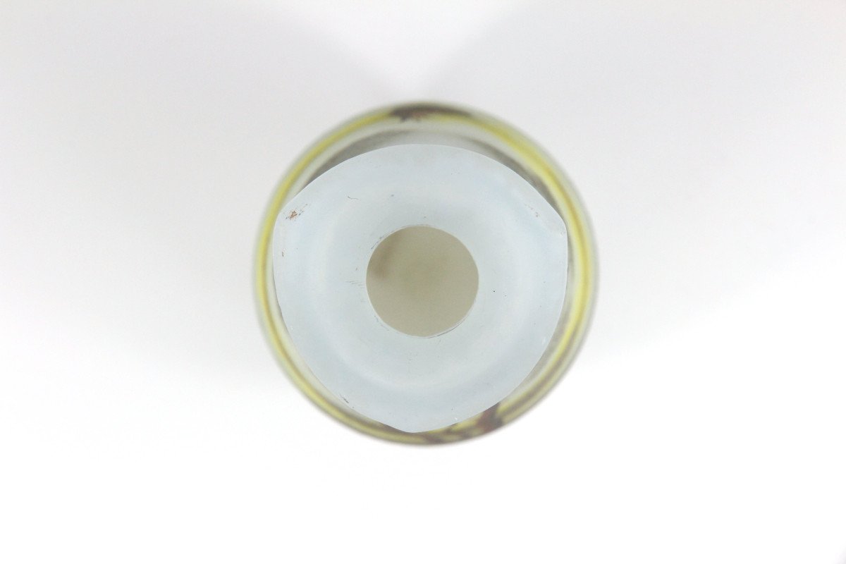 Vase Daum Nancy (paysage Lacustre)-photo-2