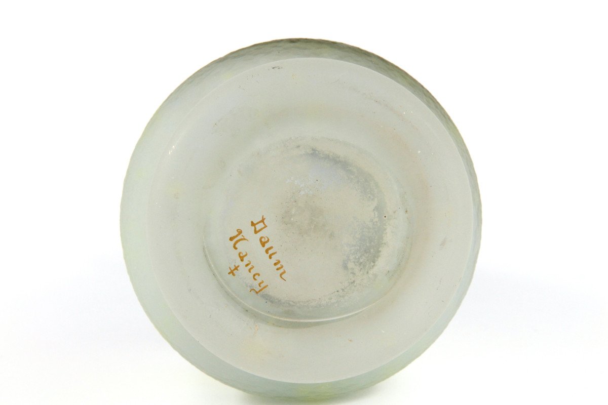 Vase Daum Nancy (paysage Lacustre)-photo-3