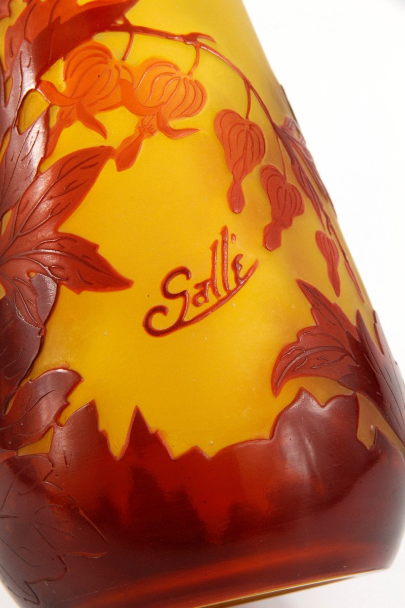 Vase Gallé (Cœur de Jeannette)-photo-3