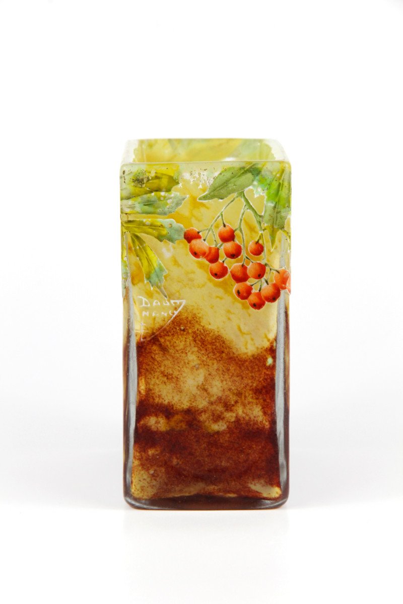 Vase Daum Nancy (Sorbier)-photo-3