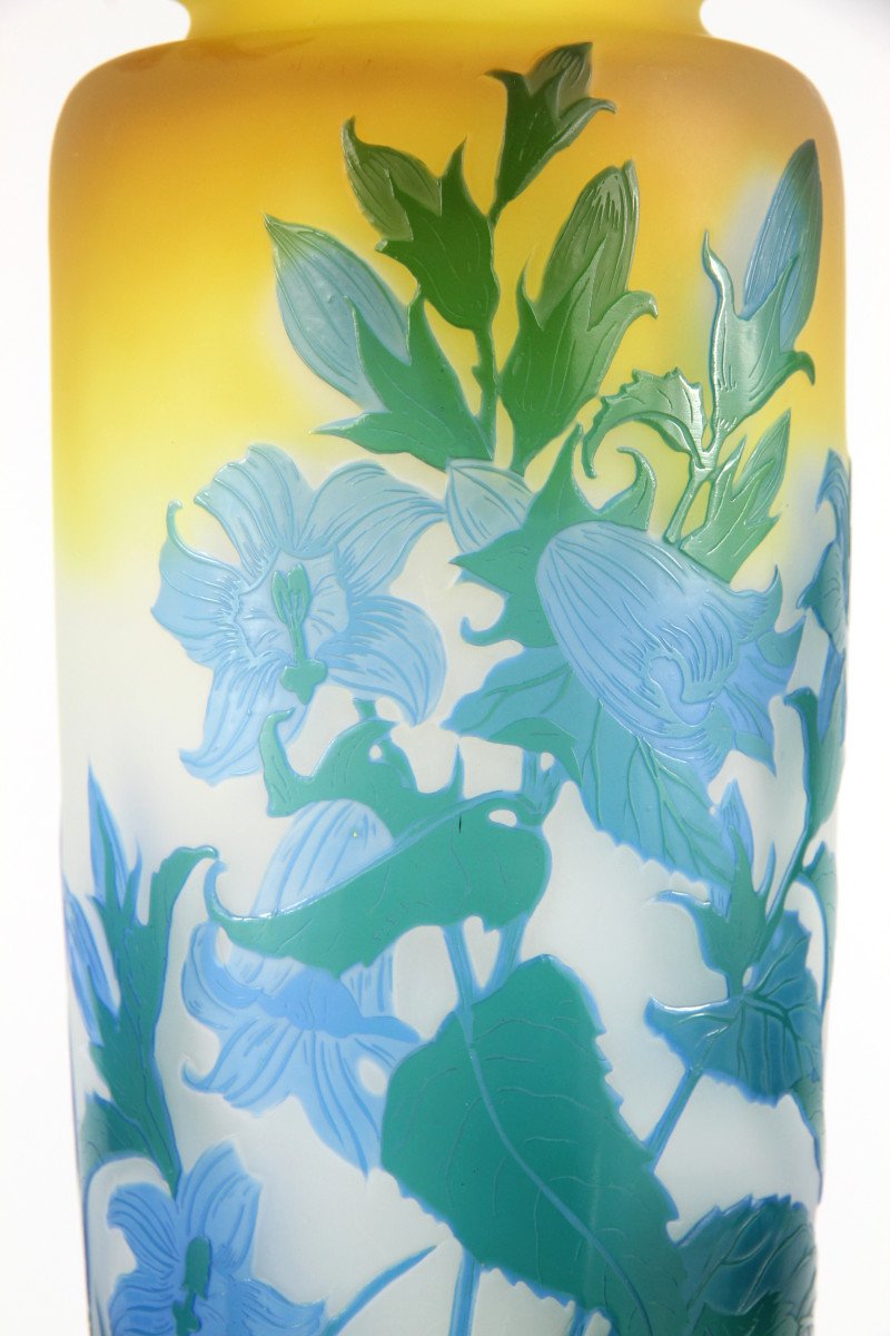 Vase Gallé (campanules)-photo-3