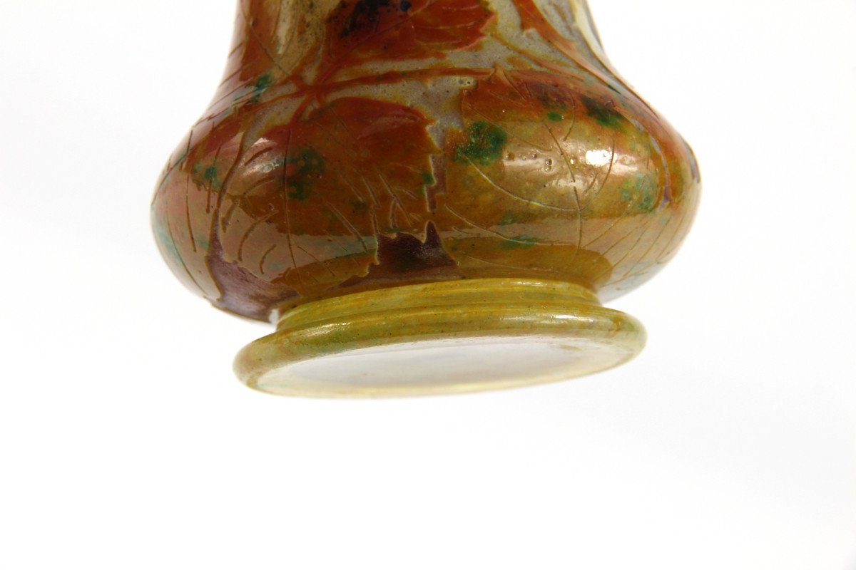 Vase Daum Nancy (mûres)-photo-8