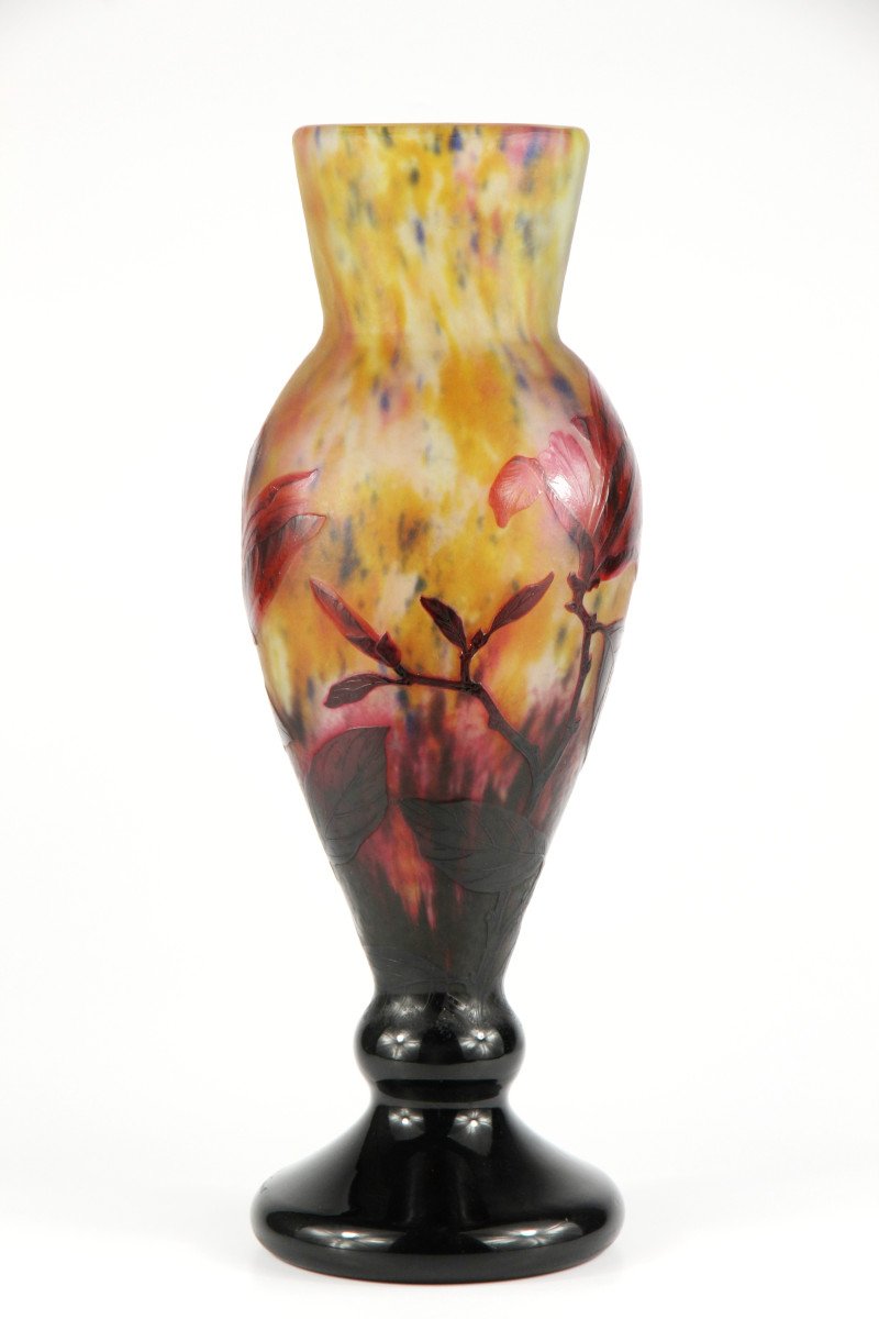 Vase Daum Nancy (magnolia)-photo-3