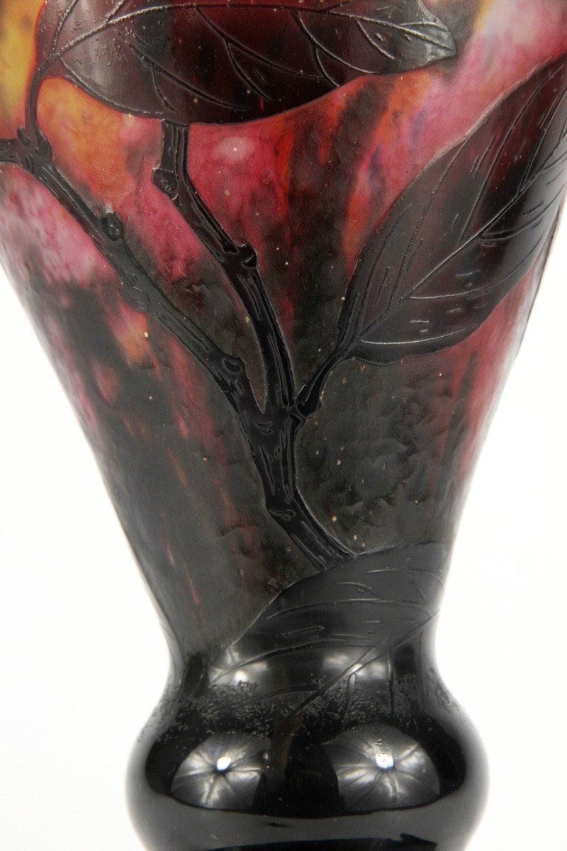 Vase Daum Nancy (magnolia)-photo-6