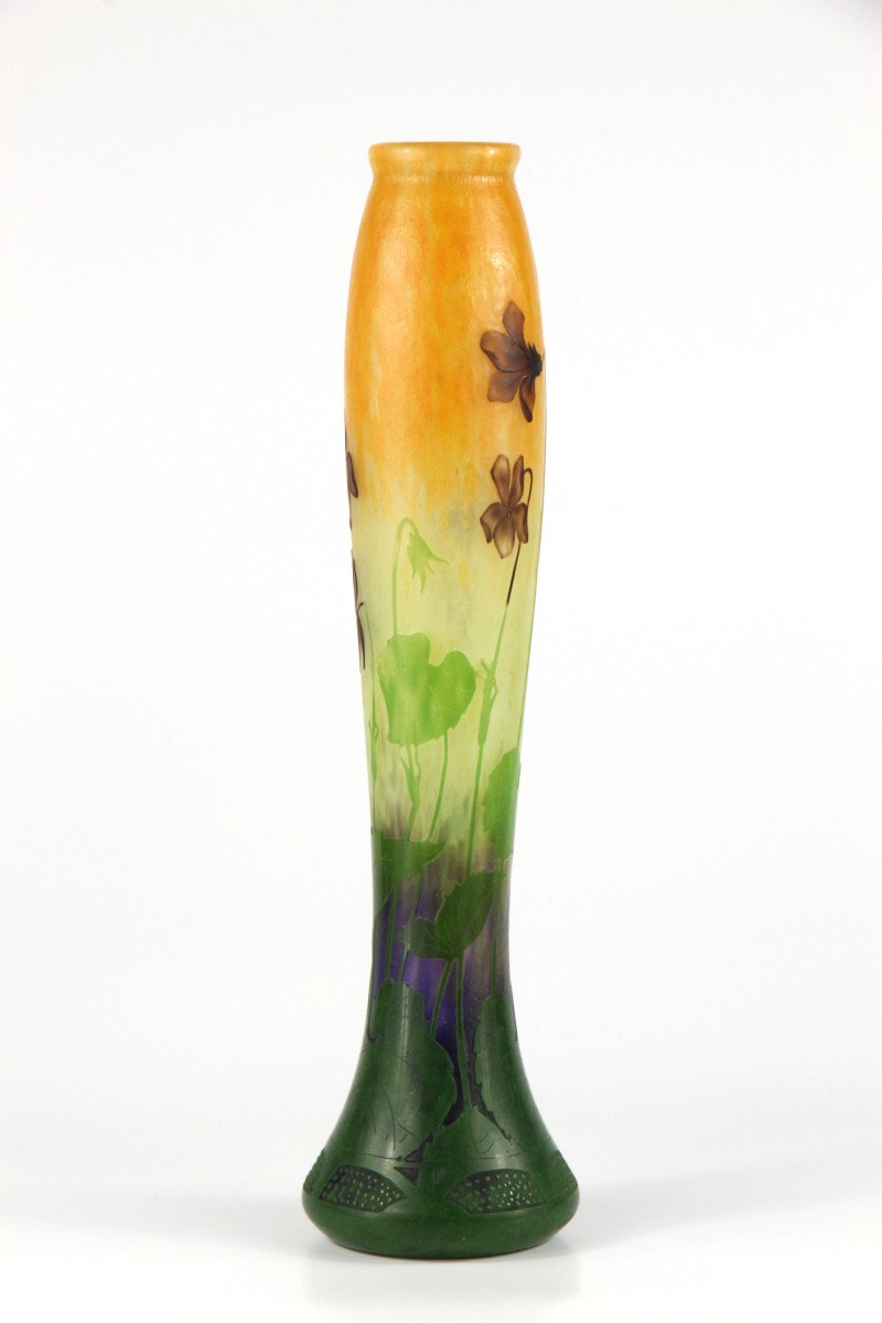 Daum Nancy Vase (violets)-photo-1