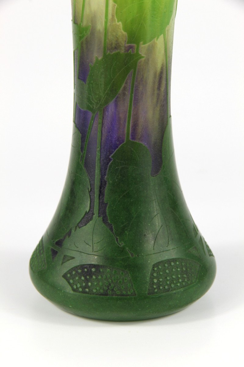 Daum Nancy Vase (violets)-photo-5