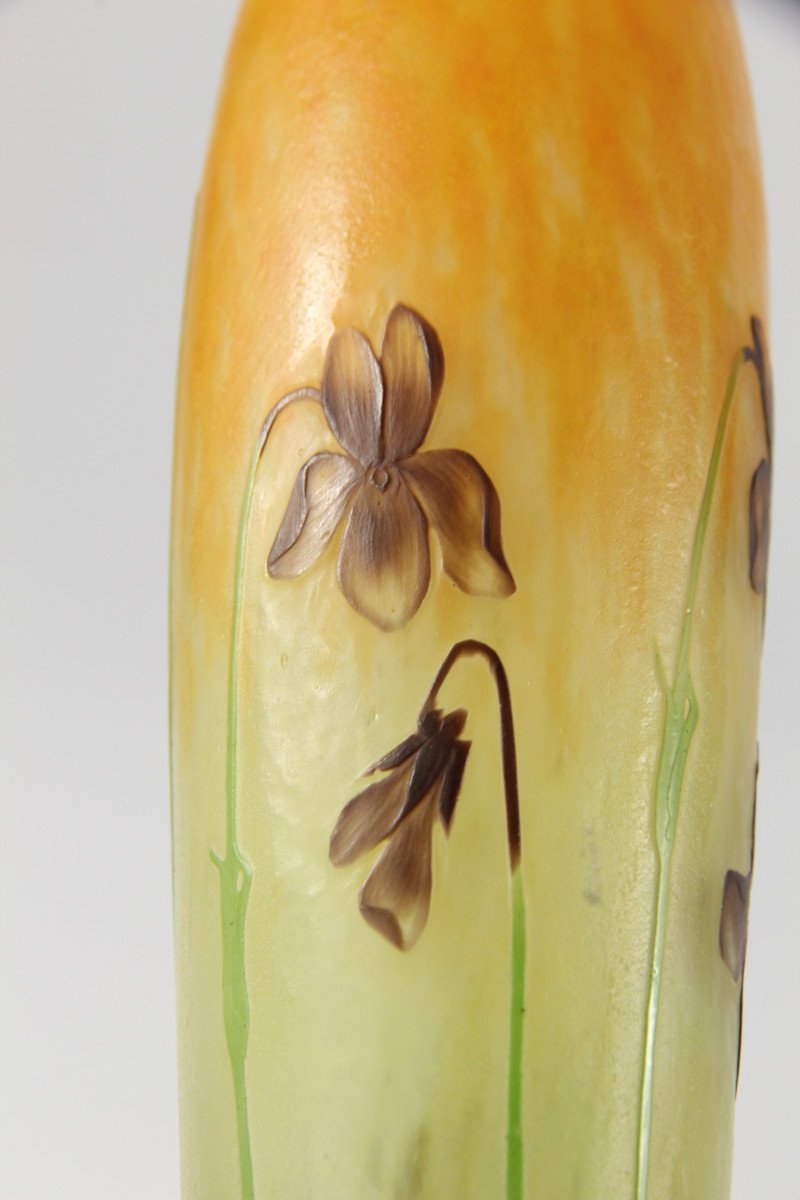 Daum Nancy Vase (violets)-photo-7
