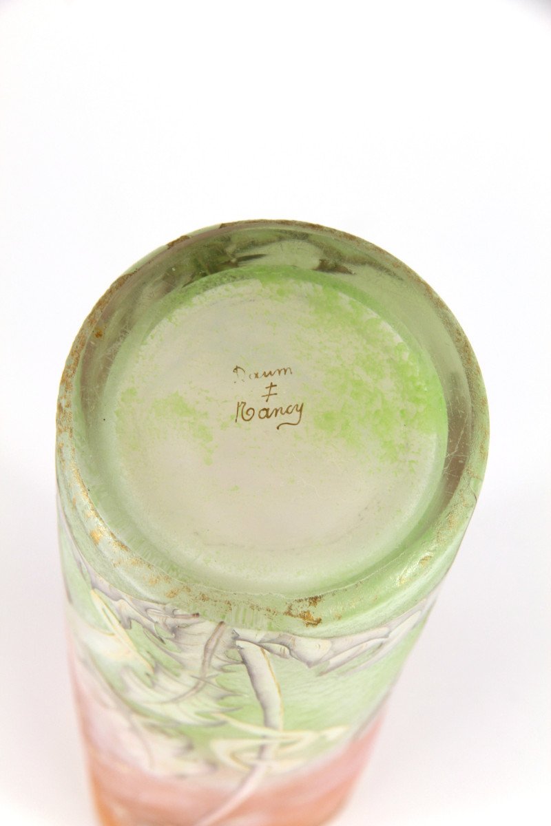 Vase Daum Nancy (pissenlits)-photo-4