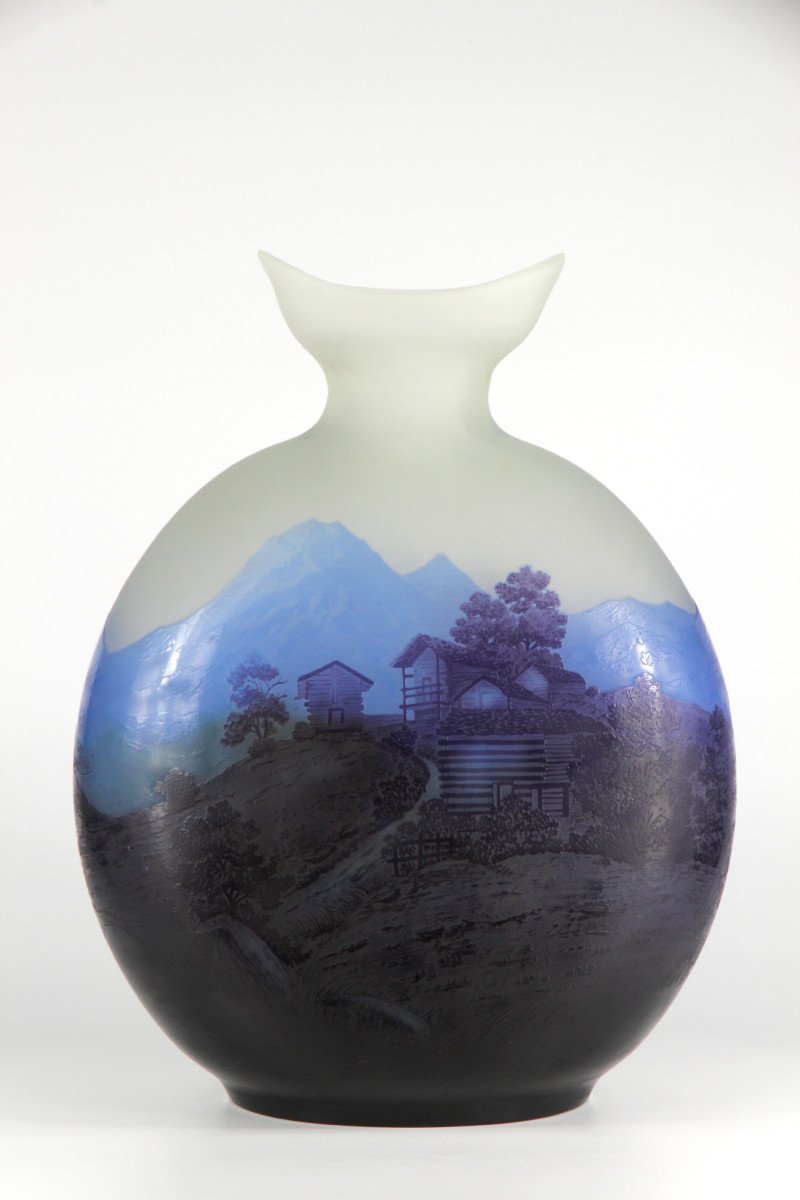 Vase Gallé (Les Alpes)