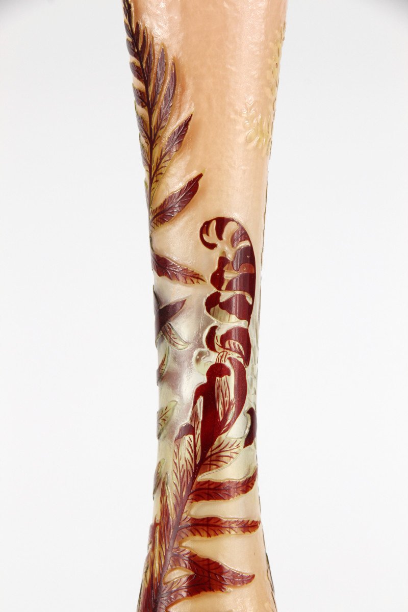 Gallé Vase (ferns)-photo-7