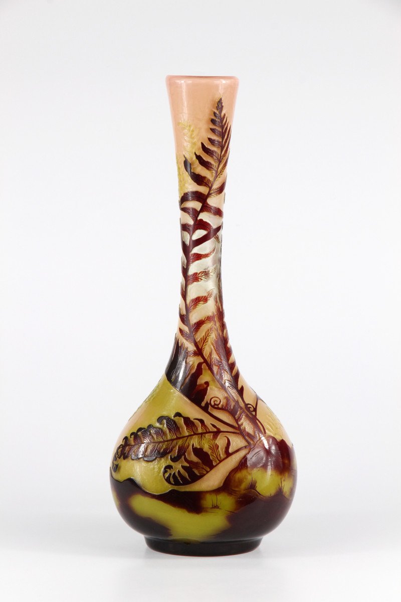 Gallé Vase (ferns)