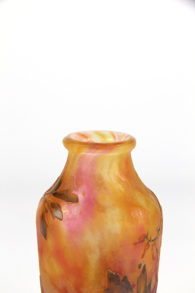 Daum Nancy Vase (bleeding Hearts)-photo-7